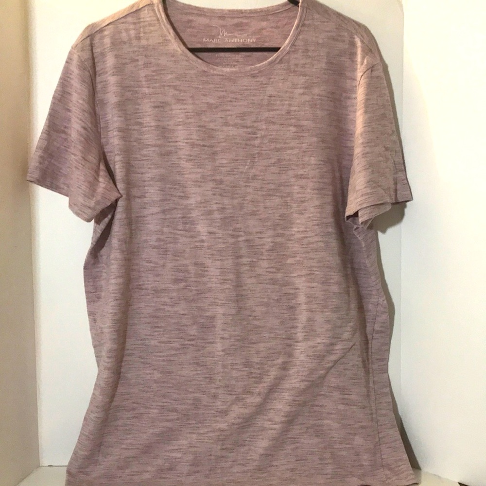 Marc Anthony short sleeve size large top pink purple top casual everyday wear
